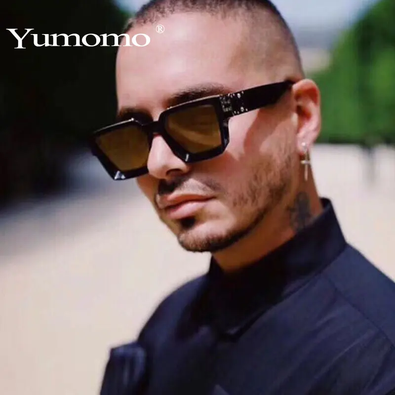 

2019 Luxury Brand Designer Thickened frame Sunglasses Men Women Driving Classic Square Sun glasses Male Celebrity UV400