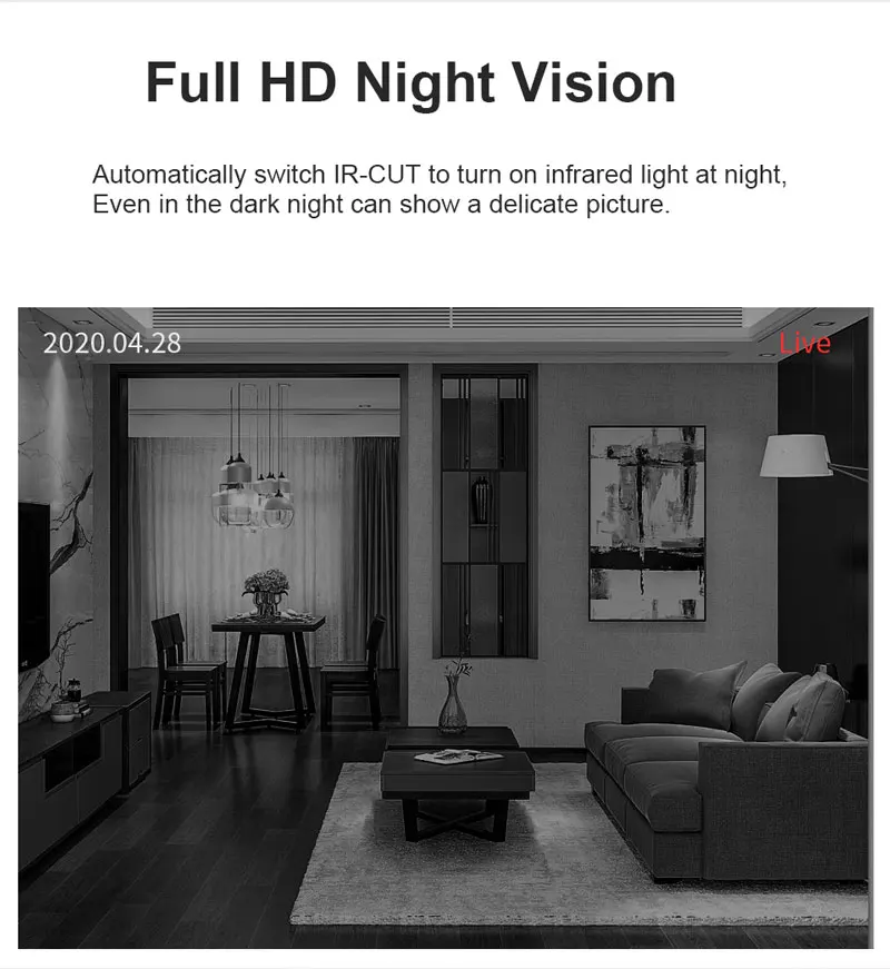 Беспроводной WIFI H.265 + 4CH 1080P NVR домашний комплект видеонаблюдения HD 2.0MP 4 шт. wifi