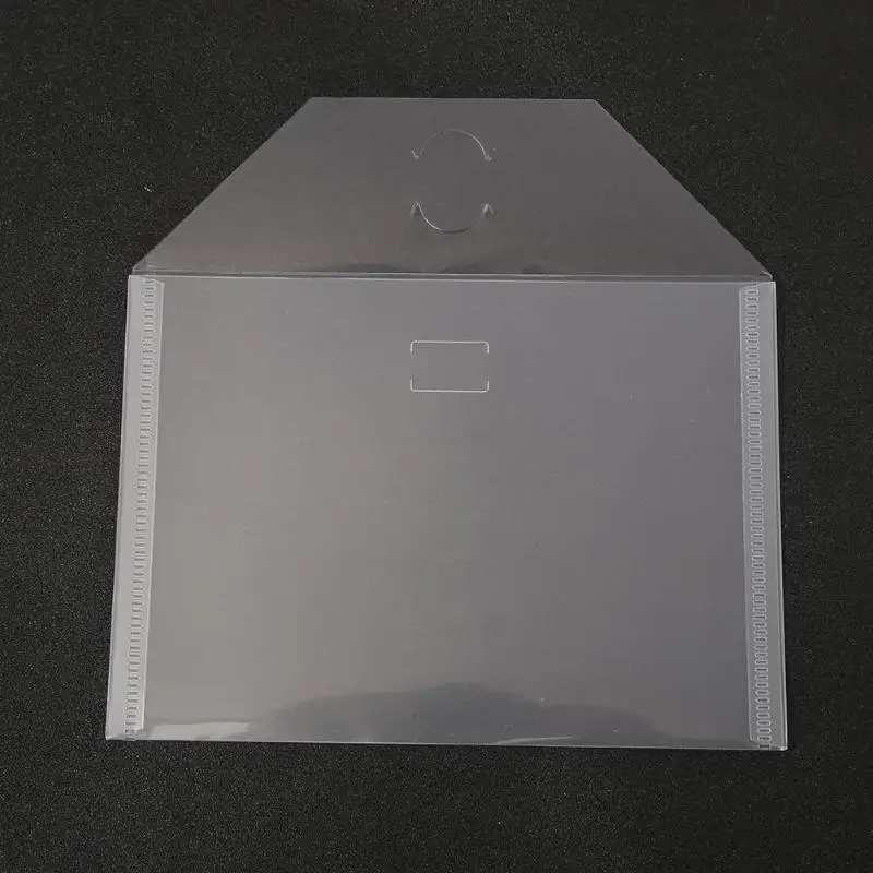 10 pièces PP Transparent sac de rangement fichier Pack Durable petit Scrapbooking pochoir modèle de découpe timbre Collection pochette