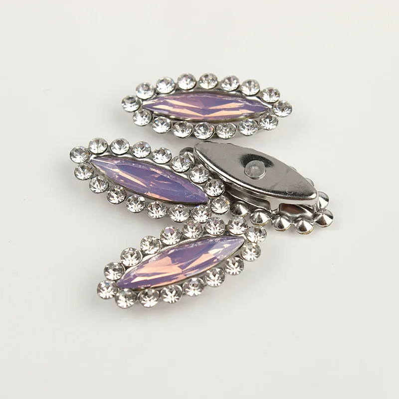 Lt Purple OpalSilver 4x14 мм конский ГЛАЗ Красочный стеклянный кристалл для нашивки Стразы с серебряным коготь маркиза пришить коготь стразы для одежды - Цвет: Lt Purple OpalSilver