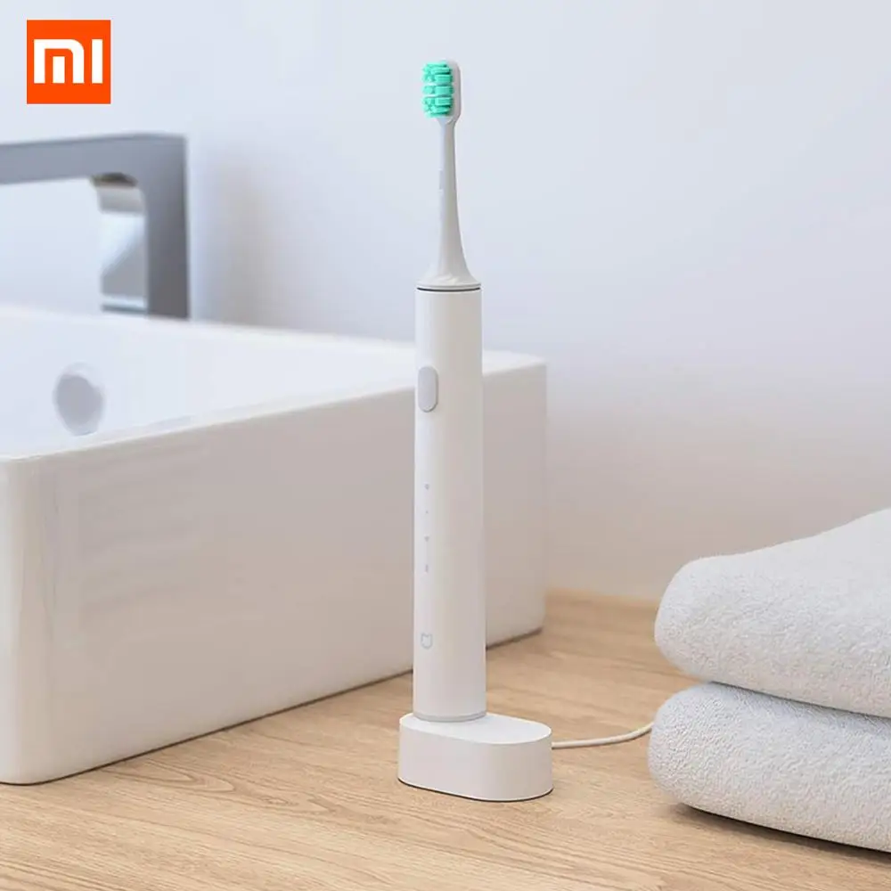 Оригинальная электронная зубная щетка XIAOMI MIJIA умная звуковая ультразвуковая щетка отбеливающая зубы вибратор беспроводной очиститель гигиены полости рта