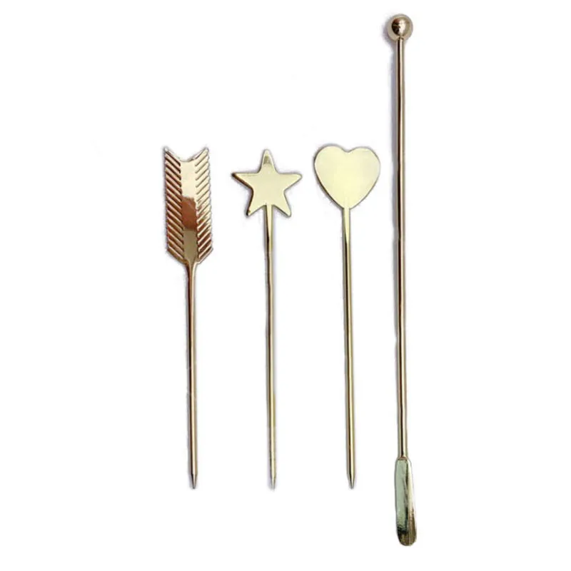 

Stainless Steel Gel Spoon Spatula Pin Star Dotting Embossed Pen Manicure Nail Art Stirring Rod Tools