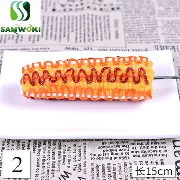 

Simulation corn model plastic corncob model Restaurant Kitchen Artificial fake Food Decoration photo props toys Food Display
