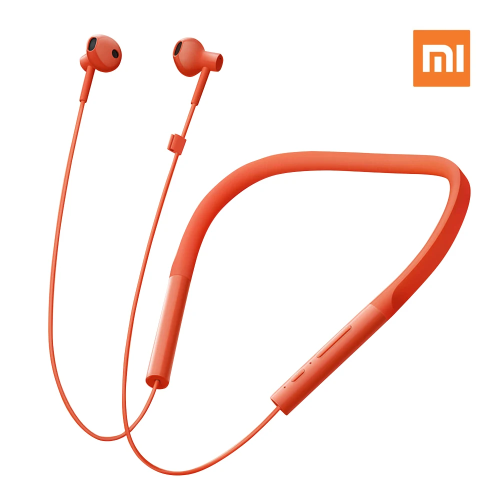 

Xiaomi Earphone BT Necklace Earbuds Young Version Line control bluetooth earphone stereo sound Dynamic earphones for phones ect