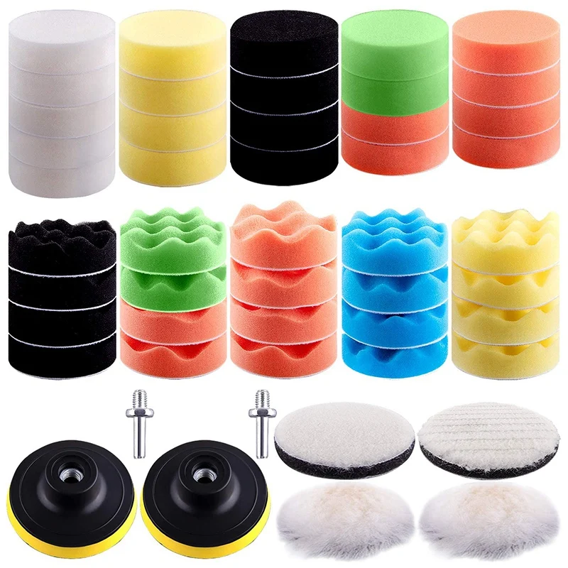 Auto Polijsten Pad Kit3 Inch Buffing Pads Spons Polijsten Pads Foam