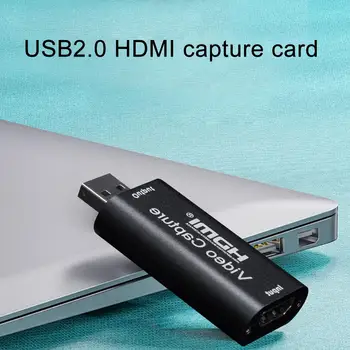 

Video Card Capture HDMI Video Capture With Loop out USB2.0 Cards Grabber Streaming Live Broadcasts Video Recording