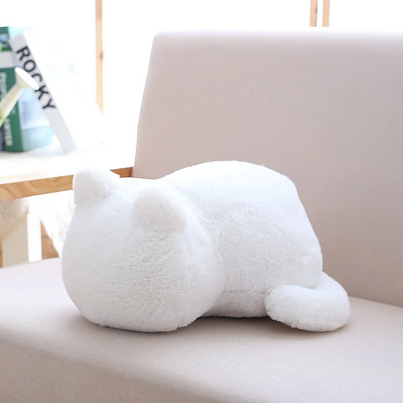 1PC Cute Cat Plush Cushion Pillow Animal Home Pillows Supplies Toy Filled Pillowcase For Sofa Car Decoration