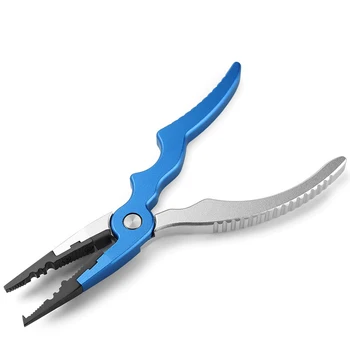 

Tackle Fishing Plier Tool Ergonomic Rubber Handle Supply Tungsten steel Fish