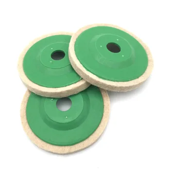 

3pcs Wool Felt Polisher Disc 100mm 8m 16mm Buffer Polishing Pad Wood Glass Buffing Grinding Wheels Abrasive Tools