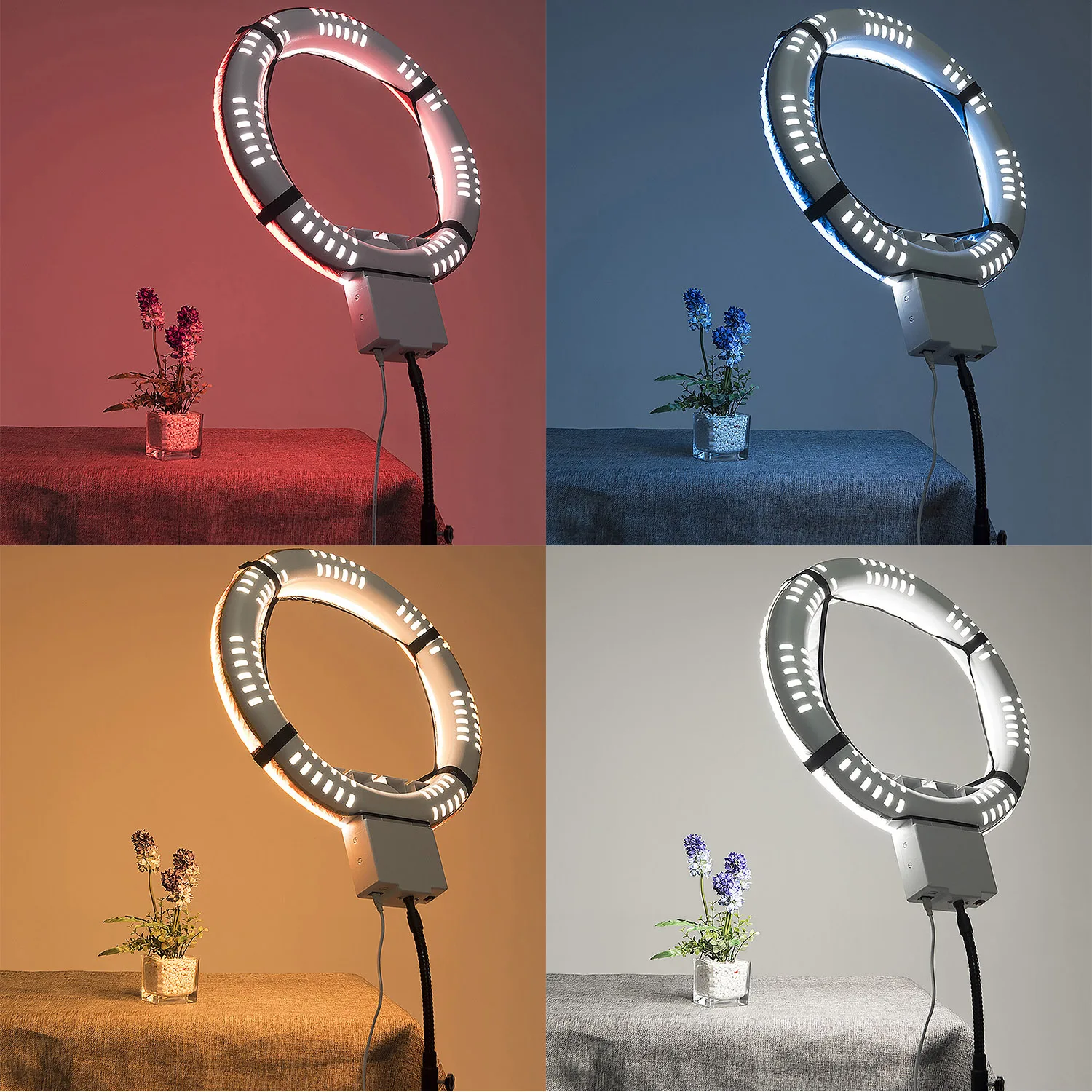 

Gosear 4PCS Foldable Softbox Diffuser Cloth Kit for 18 inch Ring Light Ringlight Beauty Portrait Fill Light Soft Box Photography
