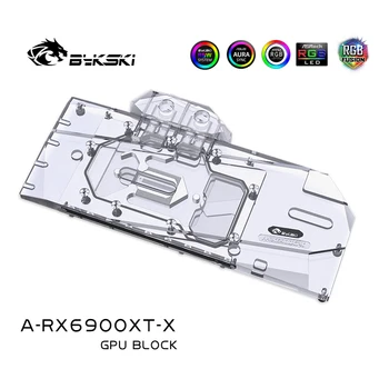 

Bykski Water Block use for AMD RX6900XT Reference Edition GPU Card / Full Cover Copper Radiator Block /A-RGB / RGB