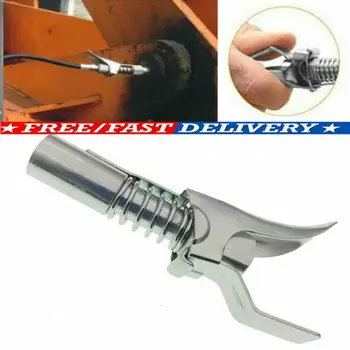 

Grease Gun Coupler Quick Release Lock On Coupling End 1/8" BSP Workshop Farm Grease Gun Coupler