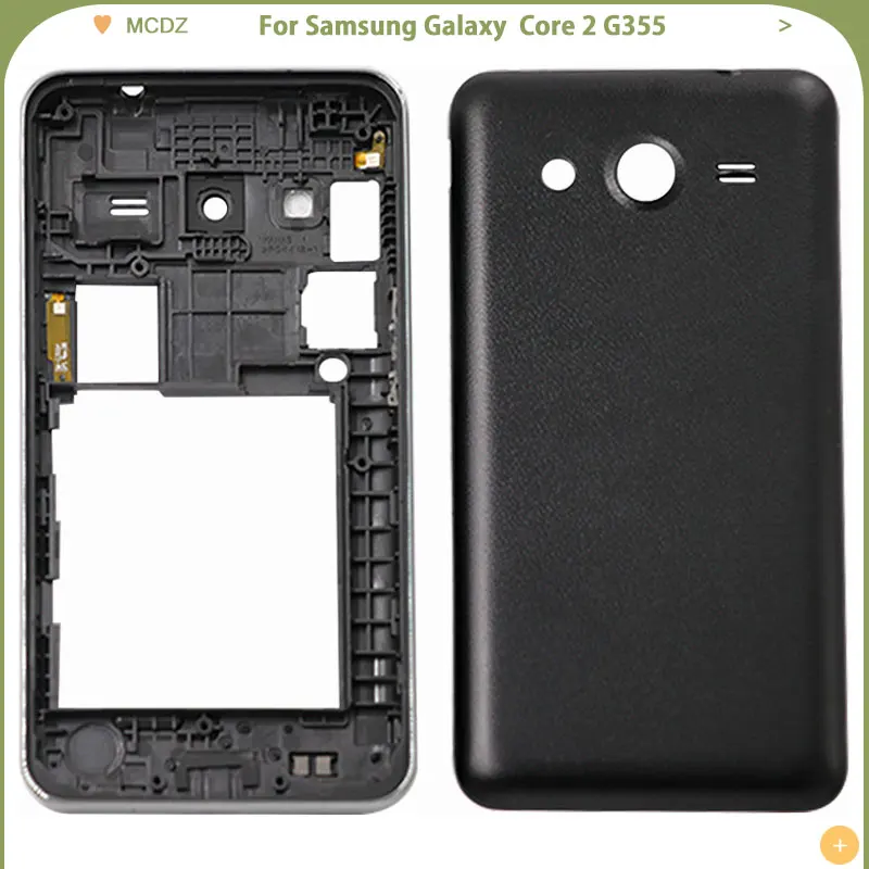 Новый чехол для аккумулятора samsung Galaxy Core II 2 G355 G355H G355HN задняя крышка + сенсорный