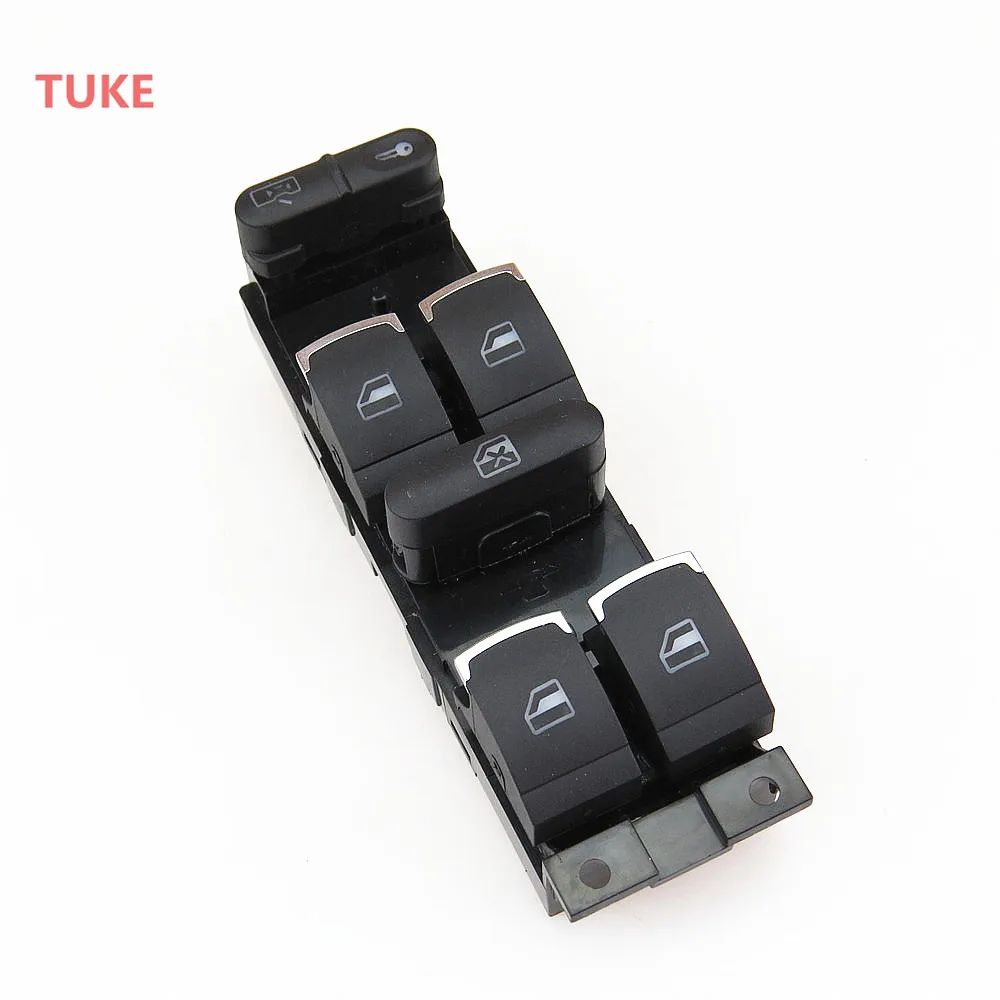 Chrome Master Window Controller Switch Per Vw Jetta Golf Gti Mk4 Passat B5 Lato Conducente 3Bd959857 3Bd 959 857 1998-2005 Banwinoto