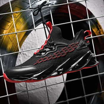 

2020 New Men's Breathable Running Shoes Blade Cushioning Sports Shoes High Quality Comfortable Footwear Outdoor Jogging Sneakers