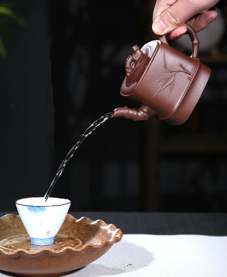 Ceramic Teapot Chinese Yixing Zisha Clay Teapot Gongfu Tea Set Teapot Infuser 300ml New Arrived High Quality With Gift Box