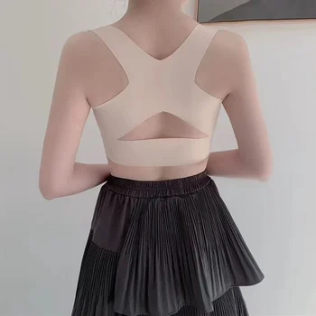 

Cross Back Corset Bra Women Bras Posture Corrector Shockproof Sports Support Fitness Vest Sport Bras Breathable Underwear