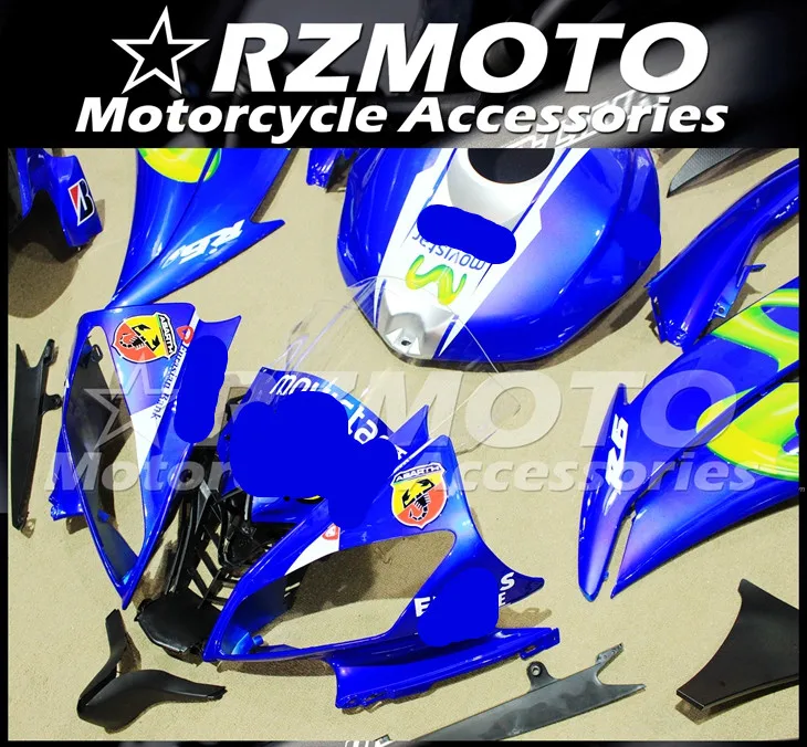 ABS мотоцикл обтекатель комплект для YAMAHA YZF R6 2008- год кузов литьевая форма Магазин № 1772