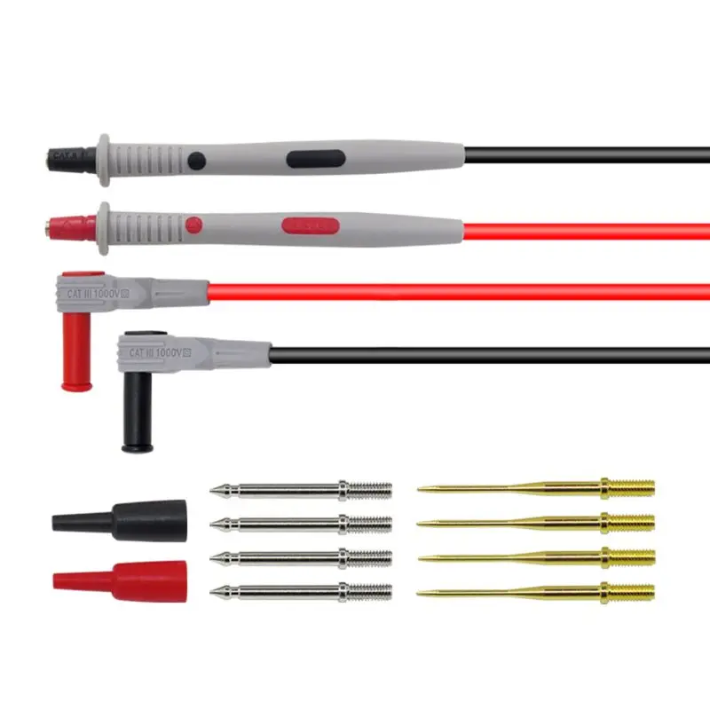

P1503 Digital Multimeter Probes Test Leads Replaceable Needles Kits Clearance Cable Wire Tips