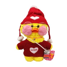 

31cm White LaLafanfan Cafe Duck Plush Toy Cartoon Cute Duck Stuffed Doll Soft Animal Dolls Kids Toys Birthday Gifts For Children