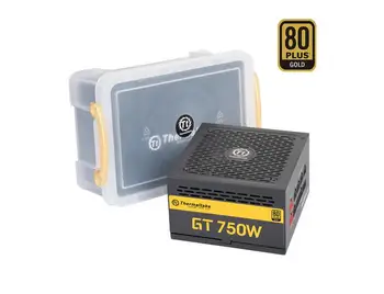 

Thermaltake 750W GT 750W Desktop Computer Mainframe Chassis Power Supply (80PLUS gold / Full Module / Silent Fan)