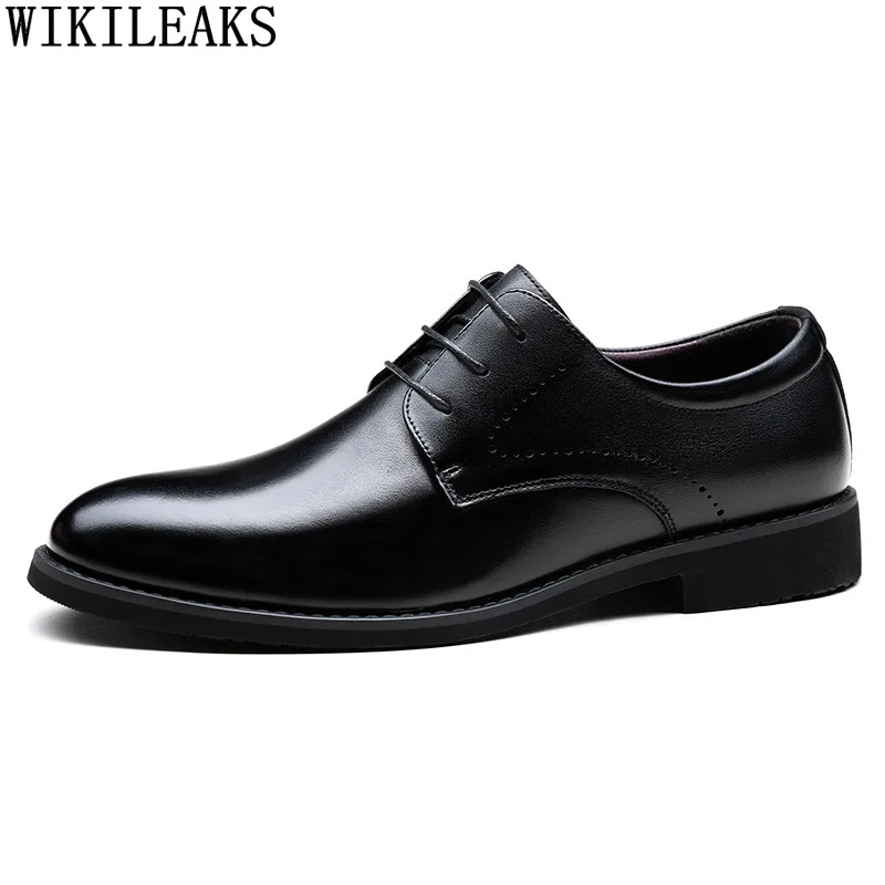 

Leather Shoes Men Formal Oxford Shoes for Men Italian Coiffeur Men Dress Shoes Leather Wedding Dress Business Suit Office 2024