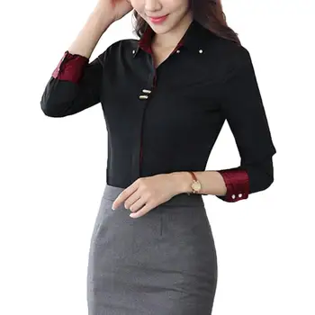 

2020 Spring Women White Shirt Female Blouse Tops Casual Turn-down Collar Women Loose Blouses Plus Size Office Lady Shirt