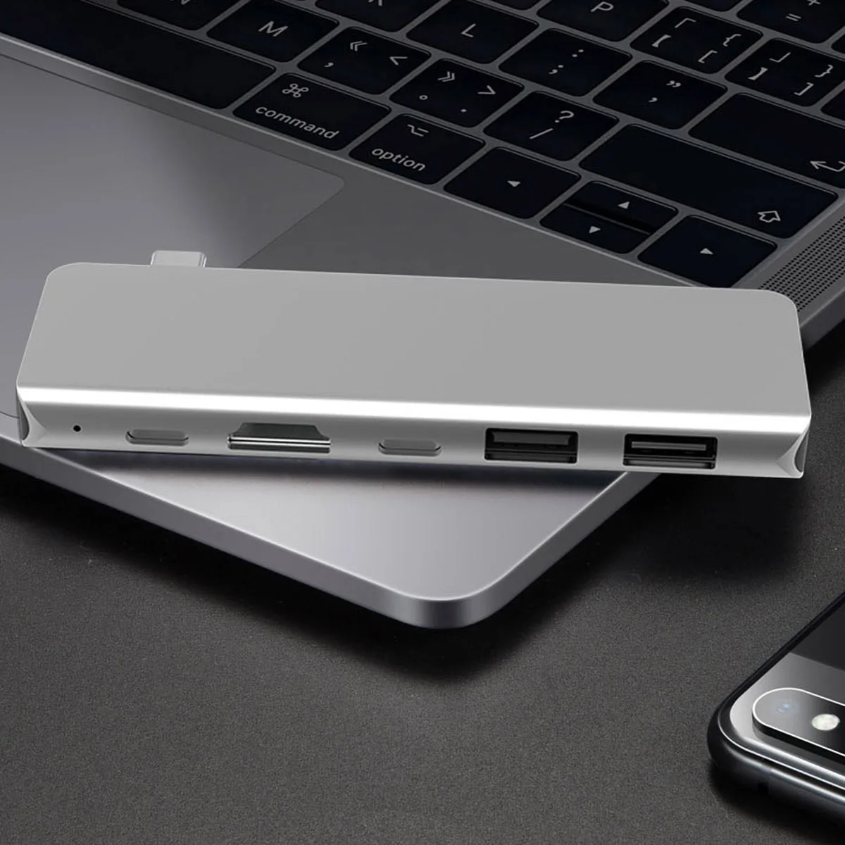 SOONHUA 5 в 1 USB C концентратор type-C к HDMI 4K 5 Гбит/с Синхронизация данных USB 3,0 PD зарядный порт type C многопортовый адаптер type-C концентратор
