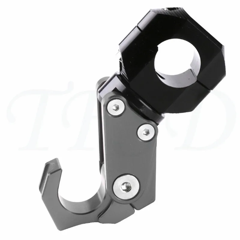 Titanium Мотоцикл Скутер аксессуары для велосипедных ручек крюк Удобный крюк из алюминиевого сплава для Yamaha kawasaki Honda Suzuki KTM - Цвет: Titanium