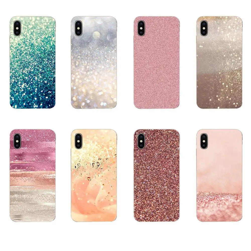 Cell Case Rose Gold Glitter For Huawei Mate 9 10 20 P P8 P9 P10 P20 P30 P40 Lite Pro Smart 2017 | Мобильные телефоны и