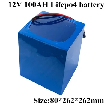 

Rechargeable 26650 12V 100Ah LiFepo4 Battery Pack MP14 Connectors for Solar Panel Medical Device EV Golf Trolley Motor Home