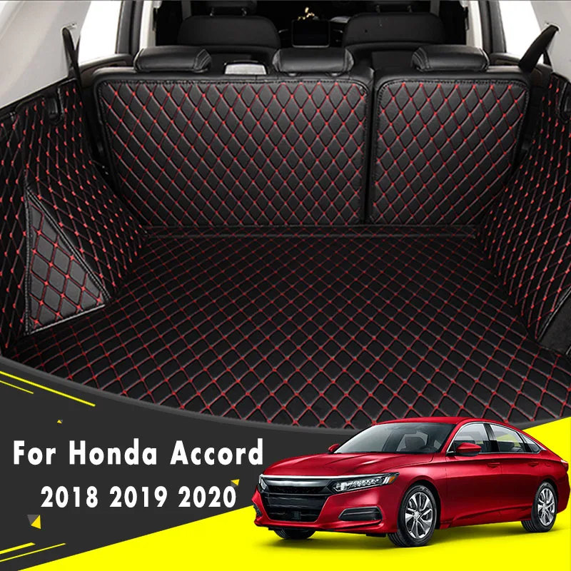

6D Car Styling Carpet Rugs Floor Liners Internal Accessories 2018 2019 2020 Car Trunk Mat For Honda Accord