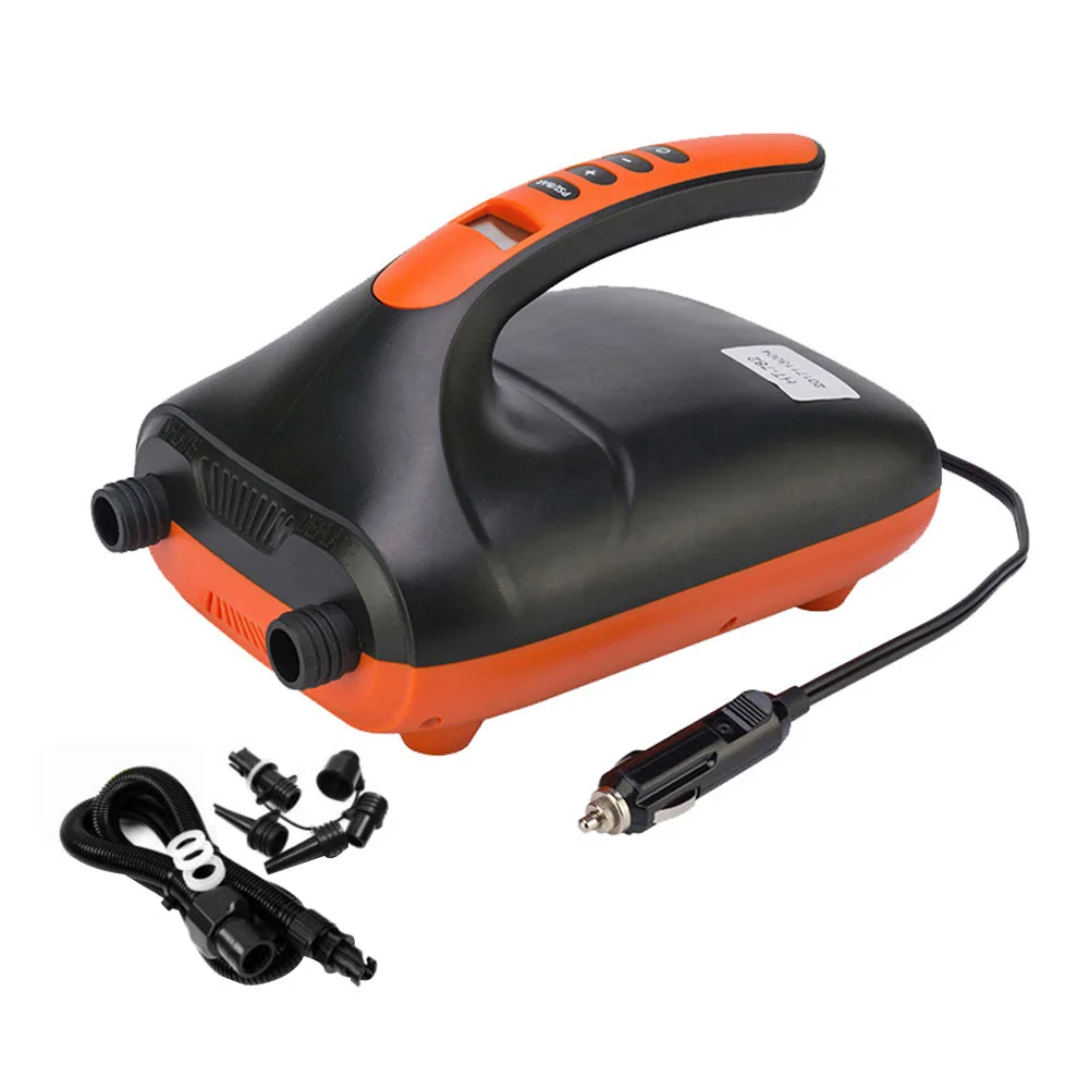 

Kayak Portable For Inflatable Boat Dual Stage LCD Screen Electric Auto Surfboard Sport Outdoor Smart Backlit Air Pump Practical