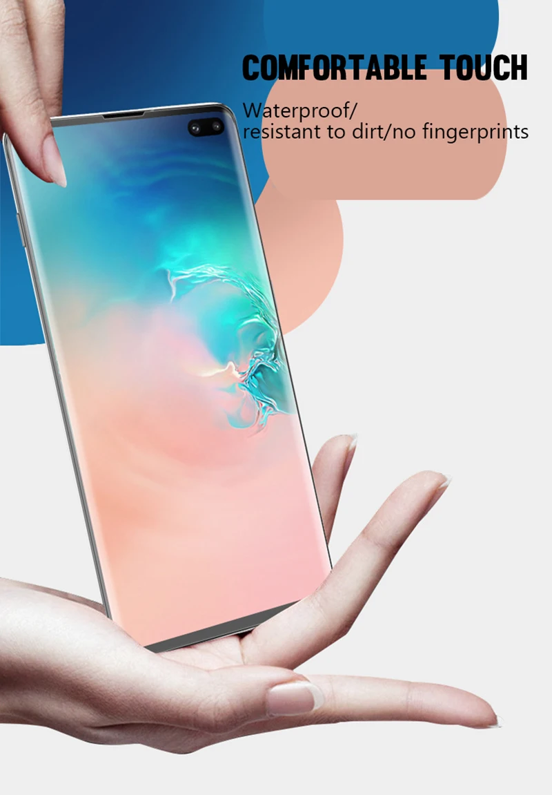 9D Передняя и задняя Гидрогелевая пленка для samsung Galaxy S8 S9 S10 Plus Защита экрана для samsung S7 Edge s10e note 9 8(не стекло