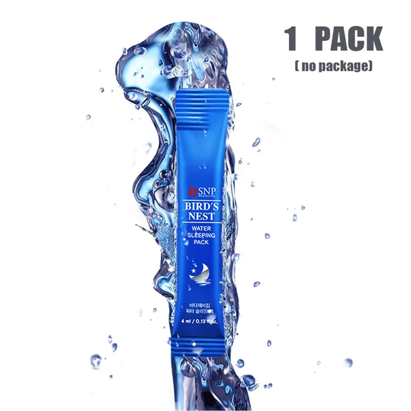 Bird Nest 1 pack Корея SNP Ночная восстанавливающая маска для сна Птичье гнездо вода спящий ночной гель крем 3 типа Маска Анти-профилактика старения осветление - Цвет: Bird Nest 1 pack