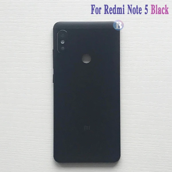 Высокое качество задняя крышка для Xiaomi Redmi Note 5/Note 5 Pro корпус крышка батареи дверь задняя крышка Шасси рамка - Цвет: Black