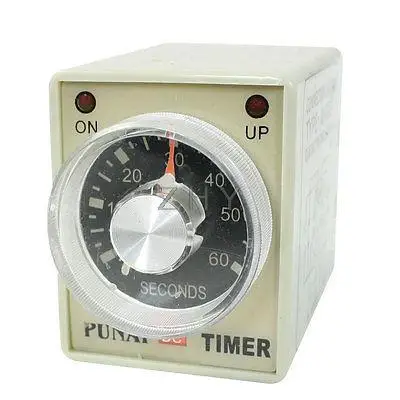 

AH3-2 DC 24V 8 Pins DPDT 0-60 Seconds 60Sec Power on Delay Timer Time Relay