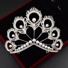 Жемчужный цветок головной убор Принцесса Корона королева диадема невесты короны торжества выпускного вечера свадебная диадема аксессуары для волос