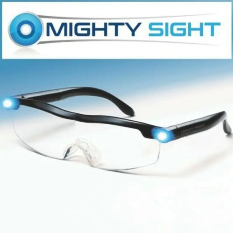 Mighty Sight LED Light Glasses Reading Glasses Magnifying Glass LED Glasses Night Vision Glasses