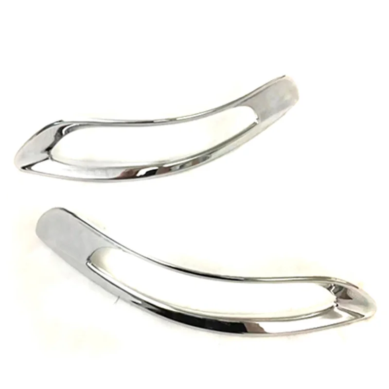 for Peugeot 5008 ABS Chrome Front or Rear Back Fog Light Lamp Cover Trim 4Pcs Accessories Auto Trim Car Styling