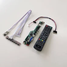 Для ноутбука N101LGE-L11/L21 10," T. V56 плата контроллера экрана LVDS 40Pin WLED VGA+ HDMI+ AV+ USB+ RF 1024*600 DIY kit