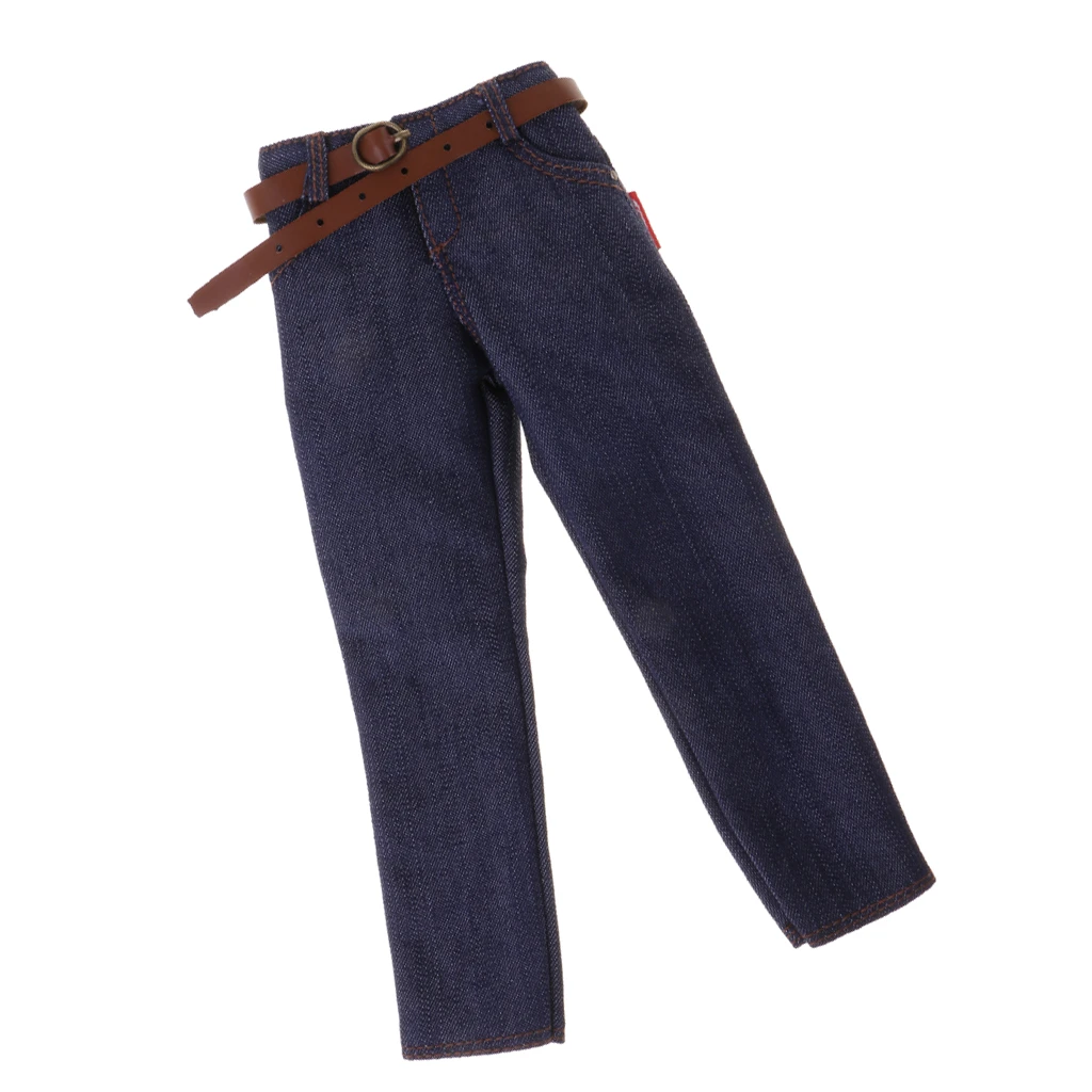 Details about   1/6 Scale Male Denim Jeans Trousers Clothes Fits for 12in Figures Parts