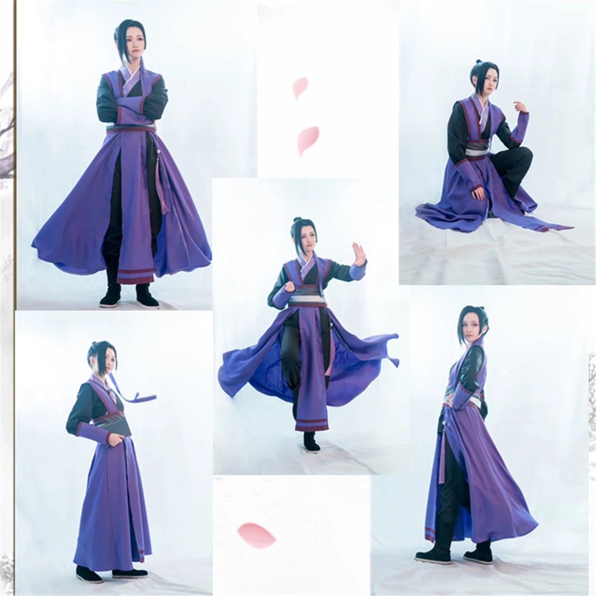 Wei Wuxian Косплей Mo Dao Zu Shi костюм унисекс аниме дедушка демонического культивирования Косплей Хэллоуин - Цвет: Jiangcheng