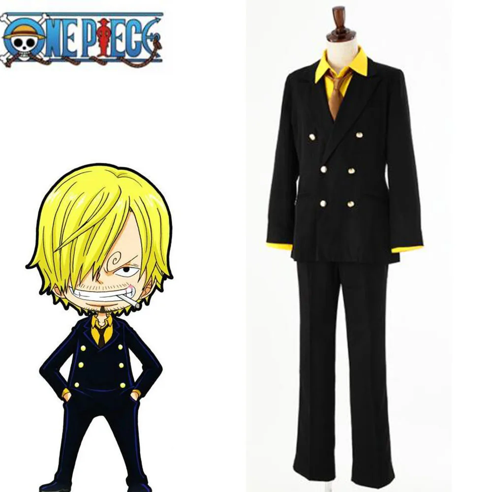 Anime One Piece Vinsmoke Sanji After 2Y Cosplay Costume Halloween