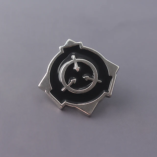 SCP Foundation Pin backs SCP LOGO Pin Badge Button Tinplate 58mm