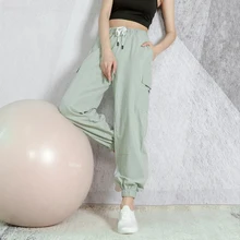 ^#Cheap Women Drawstring Sweatpants with Pockets High Waist Ankle-length Harem Pants for Female Workout Running Fitness Loose ActiveWear ^#Cheap Women Drawstring Sweatpants with Pockets High Waist Ankle-length Harem Pants for Female Workout Running Fitness Loose ActiveWear
