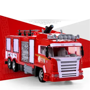 

RC Water Spray Fire Truck Music Light Remote Control Car Kids Toy Boy Gift T3LA