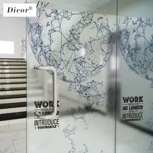 По индивидуальному заказу, статическая прилипающая витражная плёнка на стекла, окна матовые непрозрачные и конфиденциальность офисный Декор цифровая печать съемный BLT960 блестящий