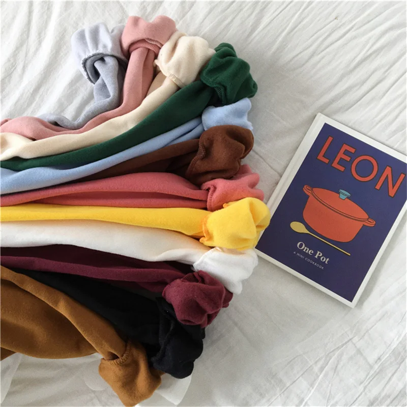  BGTEEVER Solid O-neck Women Sweatshirt Thicken Female Hoodies Loose Pullovers Sweatshirt Casual Wom