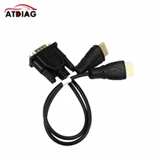 Original VGA ZU LCD led-bildschirm EDID code chip daten lesen linie 2 in 1 Kabel online Lesen und Schreiben linie RT809F RT809H TL866ii